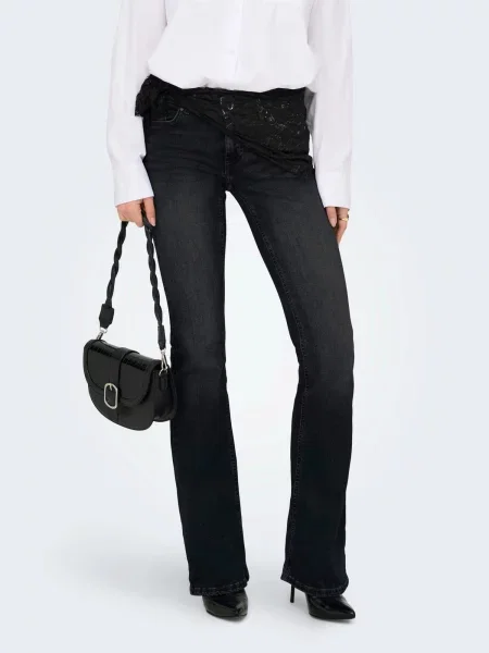ONLY Džínsy ONLBLUSH denim čierny