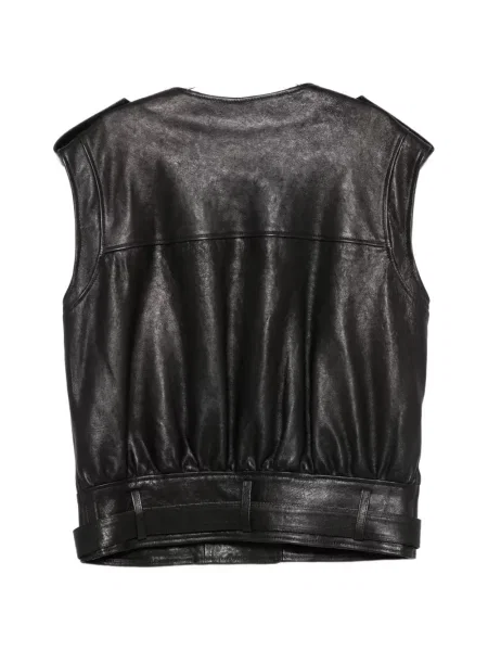 Vestă N°21 din piele negru