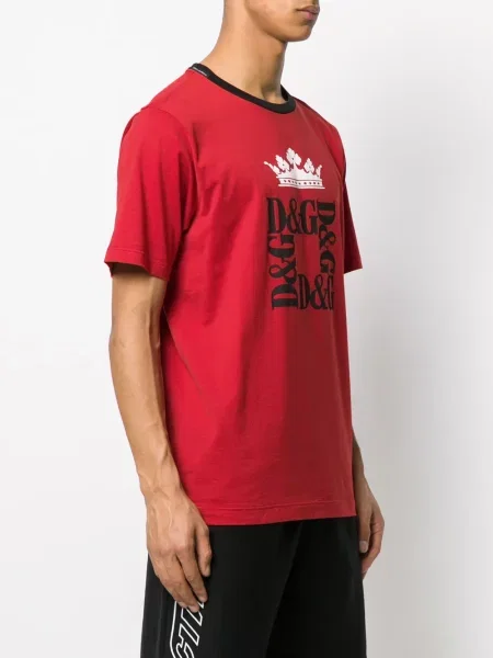 Tricou Dolce & Gabbana cu imagine roșu