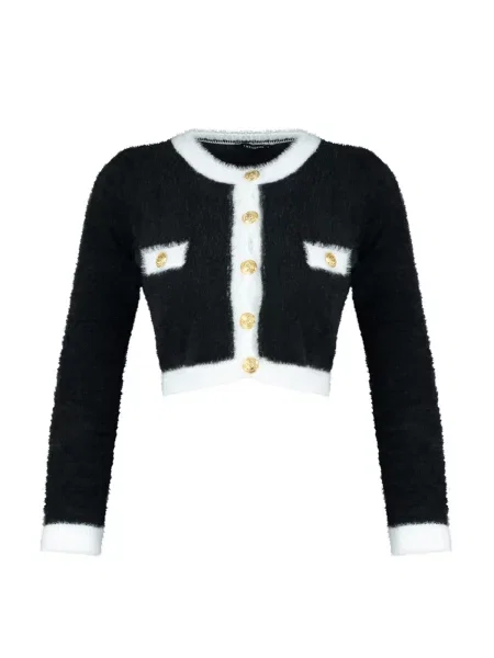 Cropp cardigan Trendyol negru