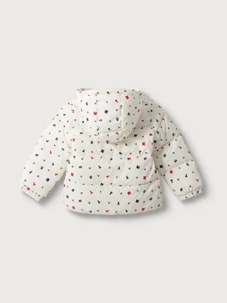 Tommy Hilfiger geacă matlasată pentru copii bej