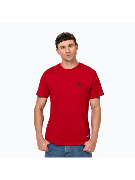 Tricou pentru bărbați Pitbull Small Logo red roșu