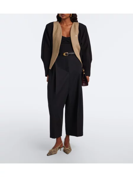 Body Jacquemus din jerseu negru