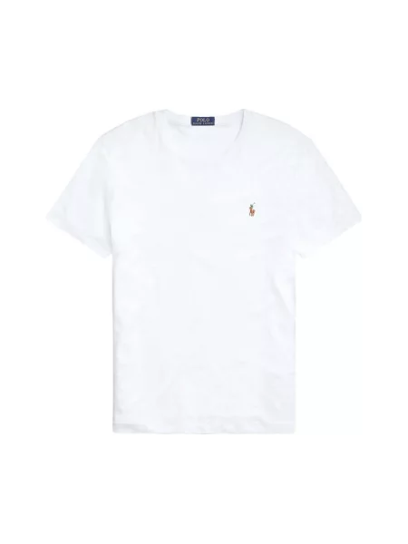 Polo Ralph Lauren Tričko krémová / karamelová / trávově zelená bílá