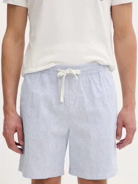 Tommy Jeans chino kratke hlače za muškarce od pamuka s elastanom plava