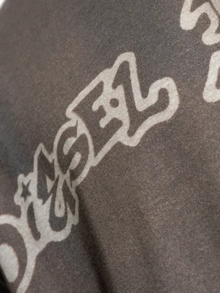 Tricou Diesel lung maro