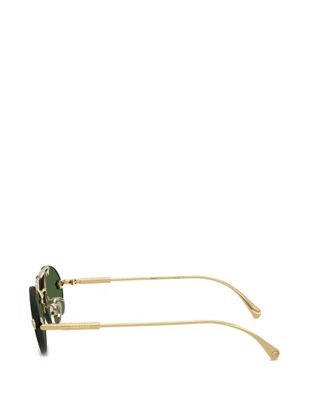 Ochelari de soare ovali Versace Eyewear auriu