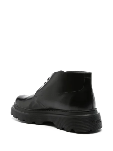 Cizme scurte Tod's din piele negru