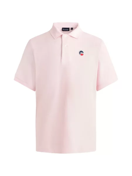 Tricou polo Fusalp cu autograf roz