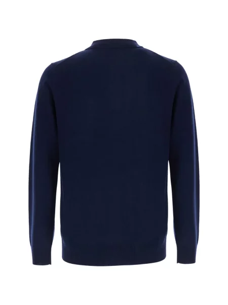 Tricou polo Aspesi albastru