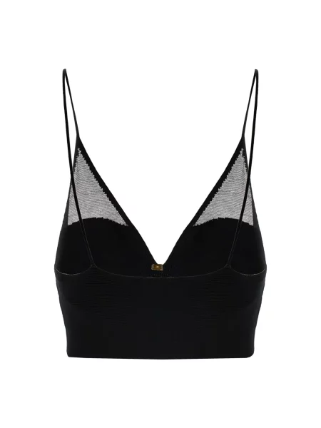Top Elisabetta Franchi czarny