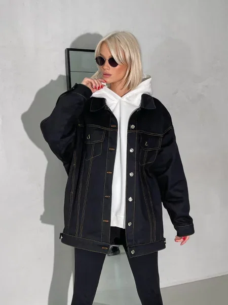 Джинсовая куртка Milirud черная