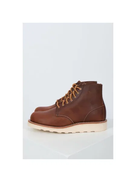Kozaki Red Wing Shoes skórzane wodoszczelne czerwone
