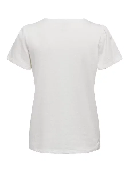 ONLY Tricou BENITA' alb