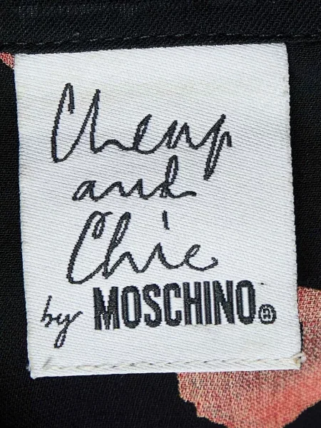 Top Moschino Cheap & Chic din crep negru