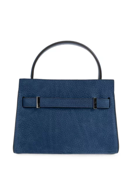 Geantă Tory Burch din nubuc albastru
