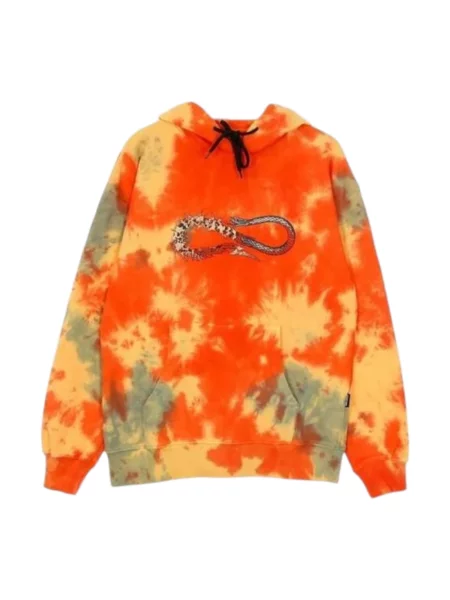 Tie dye bluza z kapturem Propaganda wiązana