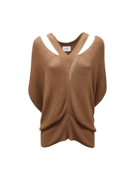 Sweter Dondup brązowy