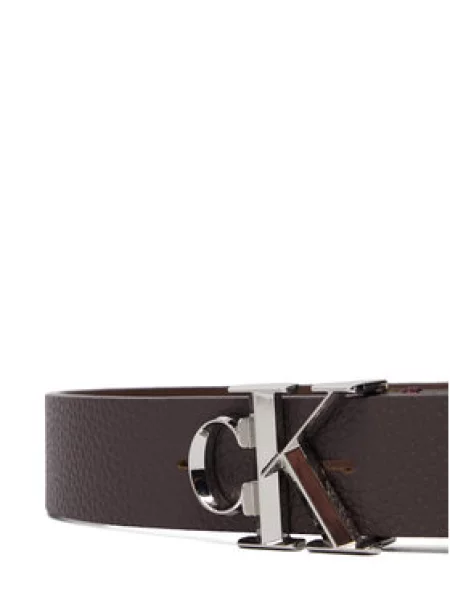 Calvin Klein Moteriškas Diržas Facet Ck Buckle Pebble ruda