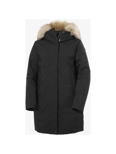Kurtka z kapturem Helly Hansen Nesna Parka beżowy S czarny