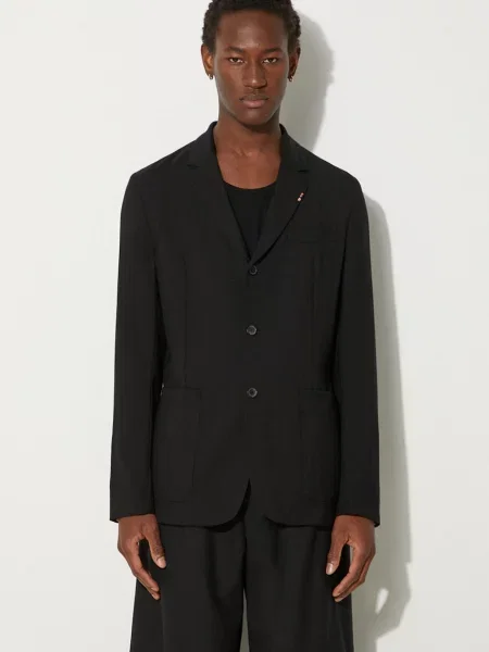 Paul Smith geaca de lana negru