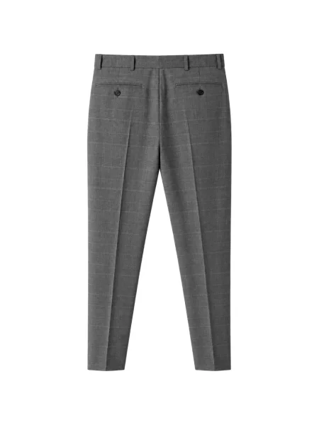 Pantaloni John Richmond în carouri gri