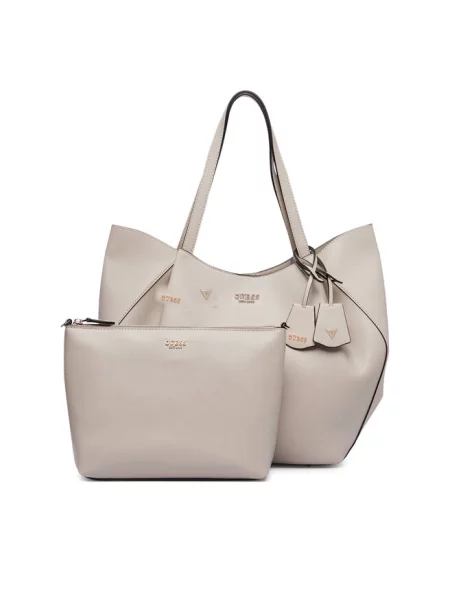 Guess Torebka Amorette jasny beżowy