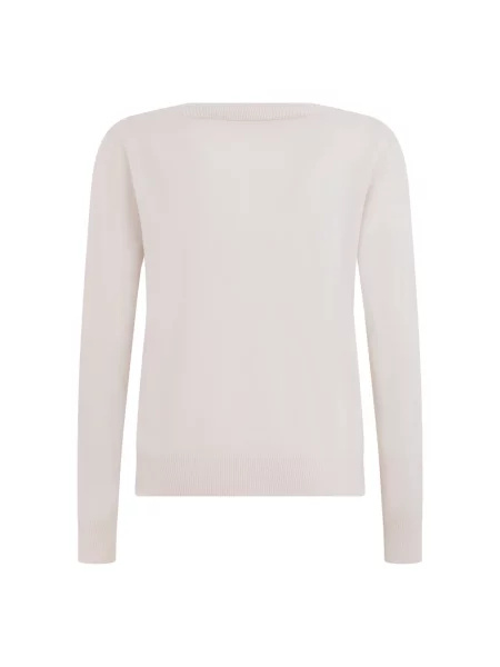Sweter Weekend Max Mara z kaszmiru biały