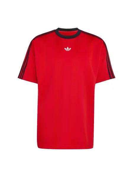ADIDAS ORIGINALS Tricou Adicolor roșu / negru alb
