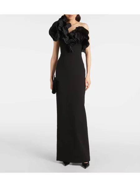 Rochie Rebecca Vallance cu volane negru