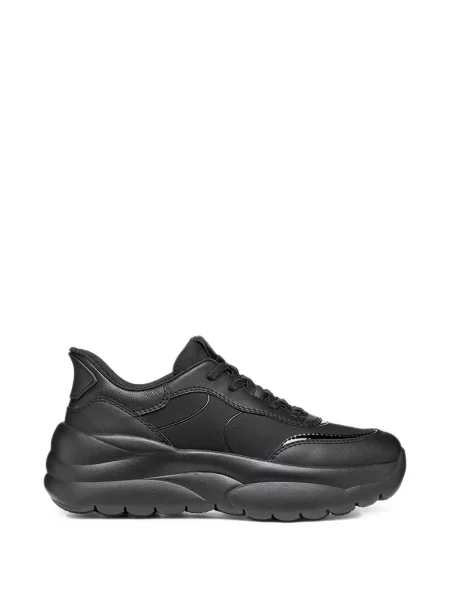Sneakerși Geox chunky negru