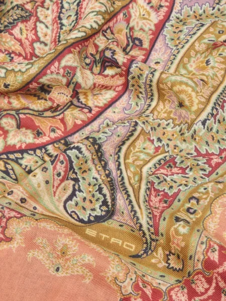 Raštuotas šalikas Etro su paisley raštu