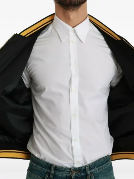 Geacă bomber Dolce & Gabbana cu imagine negru