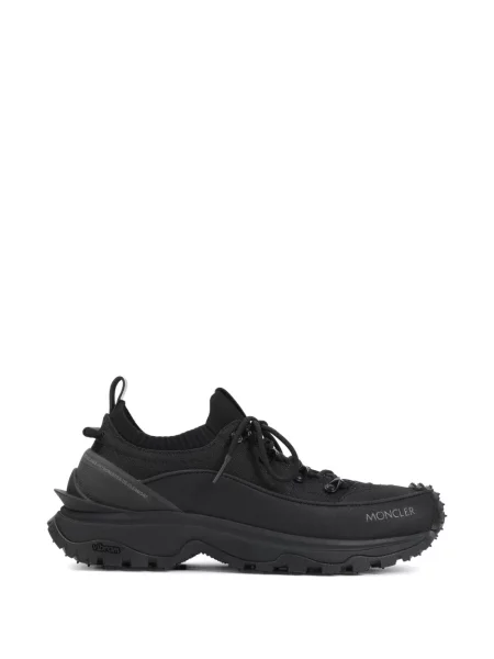 Sneakerși Moncler Trailgrip cu șireturi din dantelă negru