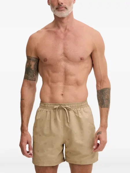 Slip de baie Nike maro