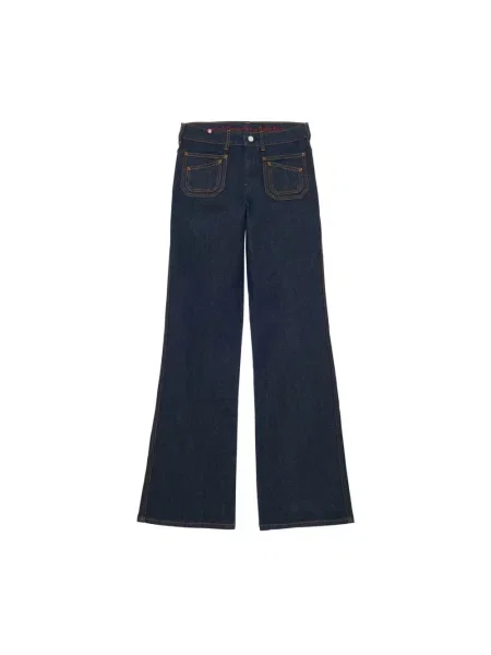 Jeansy Ines De La Fressange Paris niebieskie