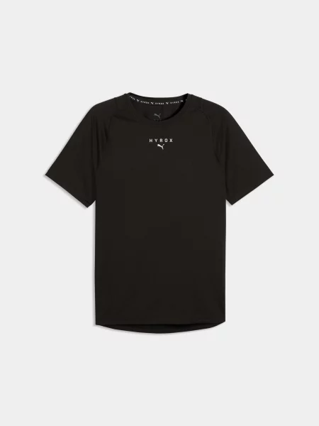 Спортивна футболка PUMA M x Hyrox Pwrmode Tee комбінований верх чорний