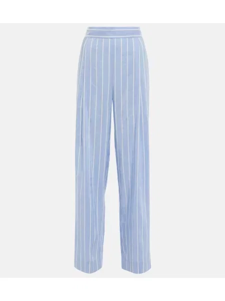 Pantaloni Vince cu talie înaltă cu dungi