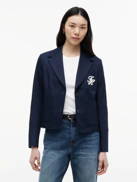 TOMMY HILFIGER Blejzer námornícka modrá