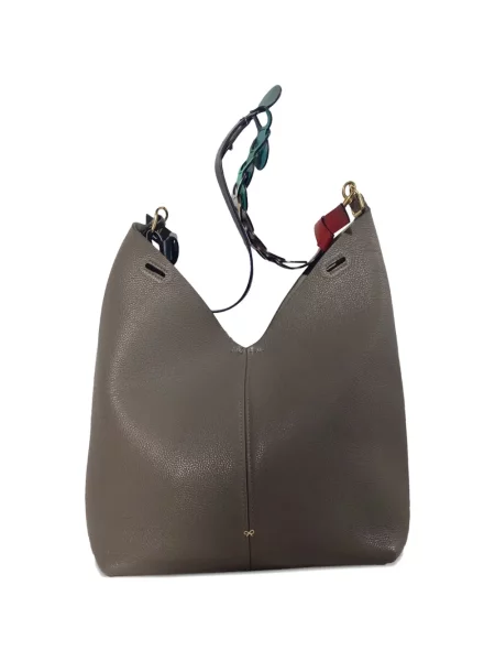 Geanta de piele Anya Hindmarch din piele gri