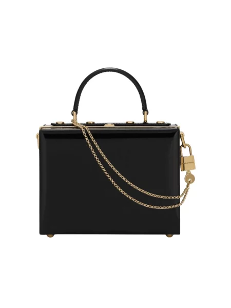 Torebka Dolce And Gabbana skórzana czarna