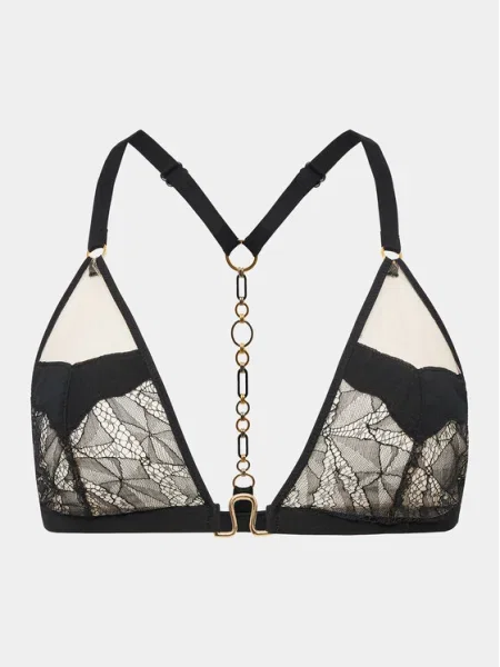 Chantelle X Bralette melltartó Spark fekete