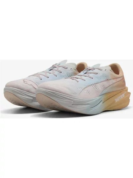 Buty do biegania Puma Deviate NITRO Elite 4 jasnoniebieski brązowy 39 niebieskie