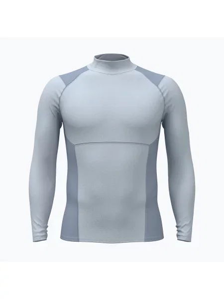 Longsleeve treningowy Under Armour Coldgear Elite Comp Mock blue fog/blue wind/reflective niebieska