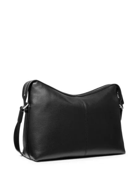 Kožená crossbody taška Michael Kors černá