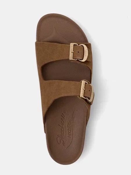 Skechers papucs női velúr ARCH FIT GRANOLA barna
