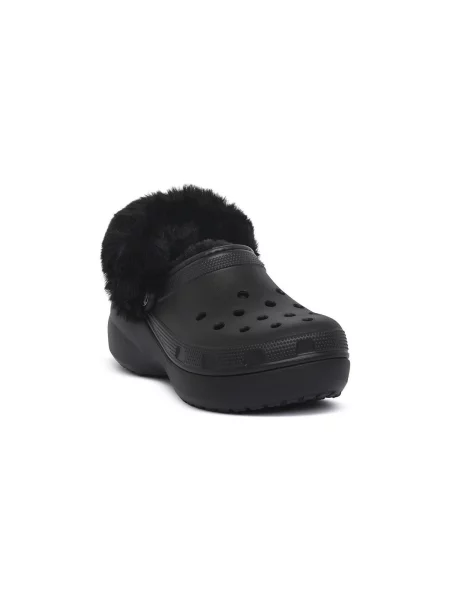 Platform talpú klasszikus félcipő Crocs fekete