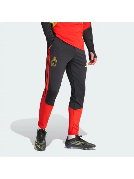 ADIDAS PERFORMANCE Sportovní kalhoty Belgien 26 Tiro žlutá / rubínově červená černá