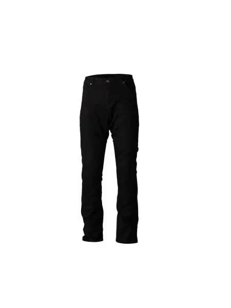 Wzmocnione spodnie motocyklowe dla kobiet RST Kevlar® Straight Leg 2 CE czarne