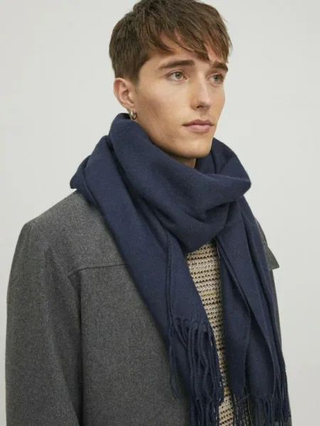 JACK & JONES Sál Solid tengerészkék / fekete / fehér